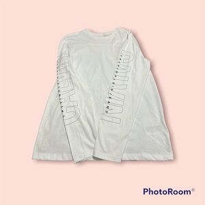 Calvin Klein Men’s White Long Sleeve Tee